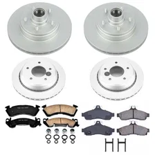 Front and Rear Z17 COATED BRAKE KIT for Chevrolet Impala image 2
