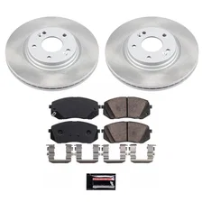 Front SEMI-COATED ROTOR KIT image 1