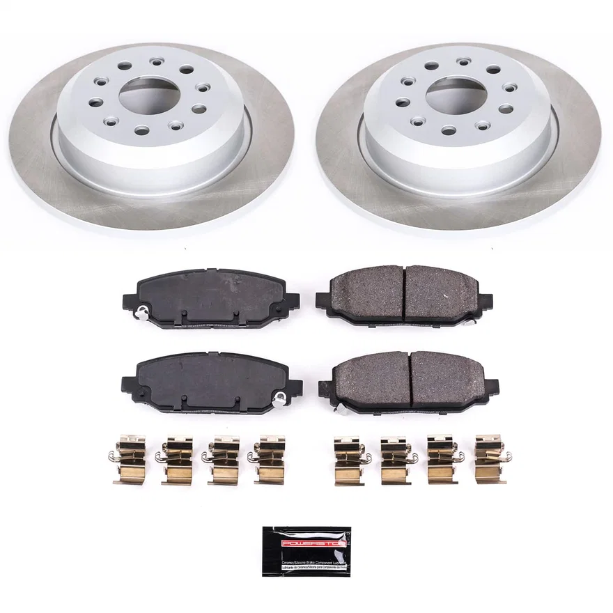 Rear SEMI-COATED ROTOR KIT for Jeep