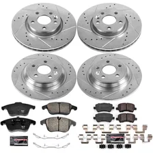 Front and Rear Z23 EVOLUTION BRAKE KIT for Volvo image 2