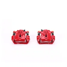 Rear RED CALIPER PAIR W/BRKT for Subaru image 2