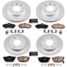 Front and Rear Z17 COATED BRAKE KIT for Hyundai Elantra image 2