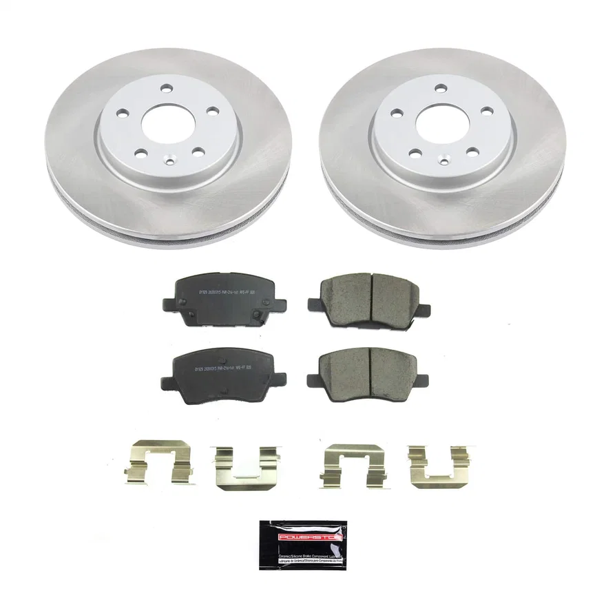 Front SEMI-COATED ROTOR KIT for Chevrolet Sonic