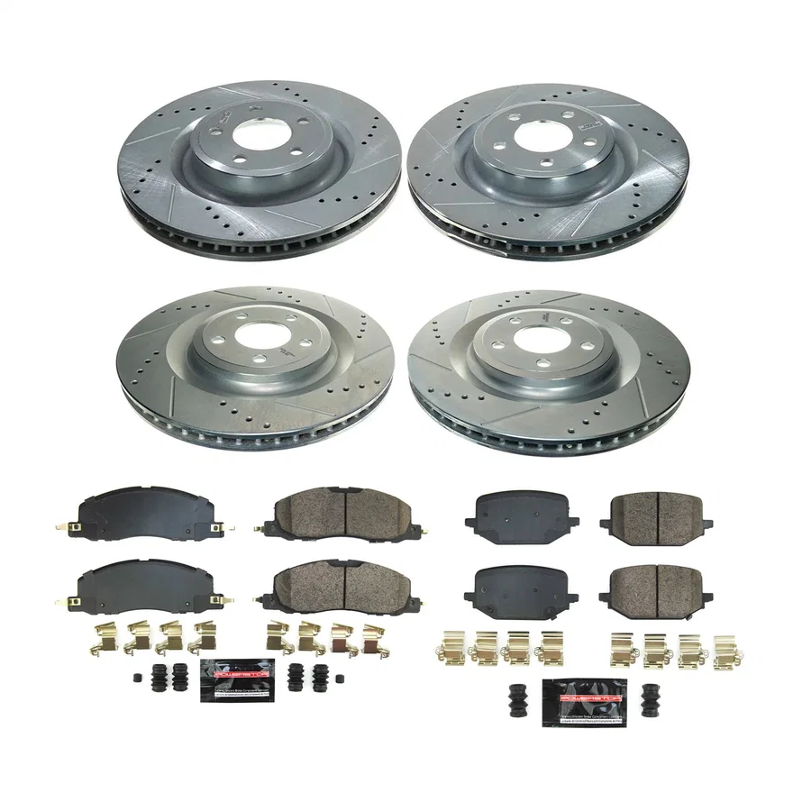 Front and Rear Z23 EVOLUTION BRAKE KIT for Lincoln Aviator