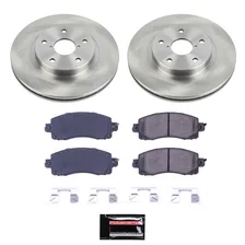 Front SEMI-COATED ROTOR KIT for Subaru Forester image 1