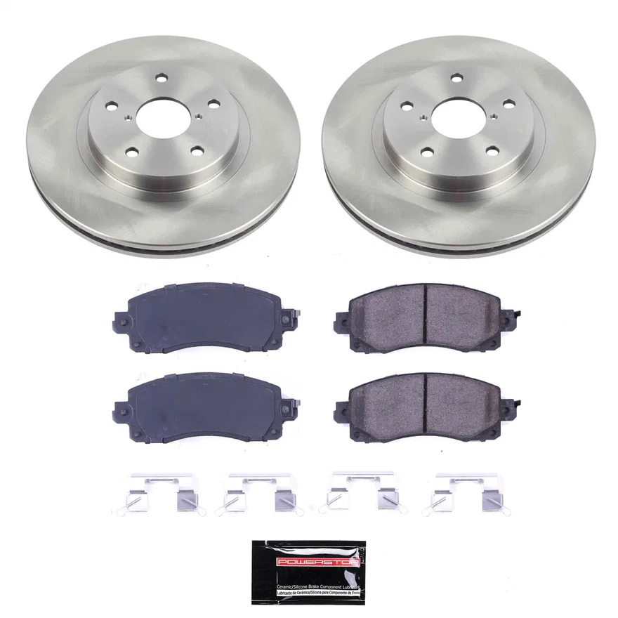 Front SEMI-COATED ROTOR KIT for Subaru Forester