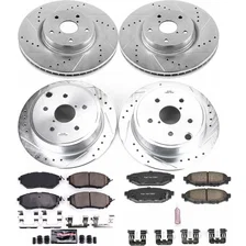 Front and Rear Z23 EVOLUTION BRAKE KIT for Subaru WRX image 2