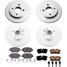 Front and Rear Z17 COATED BRAKE KIT for Ford Fiesta image 2