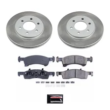 Front SEMI-COATED ROTOR KIT for Ford Expedition image 1