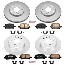 Front and Rear Z17 COATED BRAKE KIT for Toyota Avalon image 2