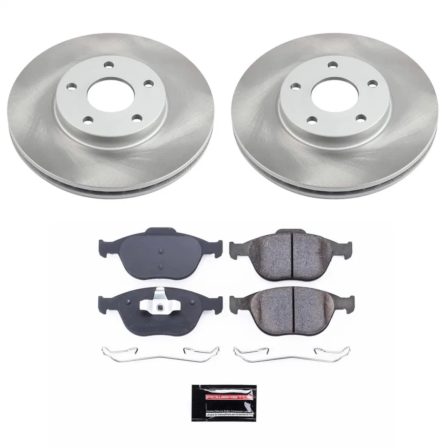 Front SEMI-COATED ROTOR KIT for Ford Transit Connect