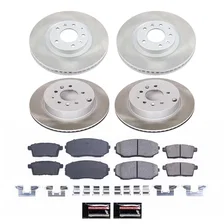 Front and Rear SEMI-COATED ROTOR KIT for Mazda CX-9 image 1