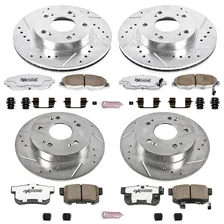 Front and Rear Z26 STREET BRAKE KIT for Honda Civic image 2
