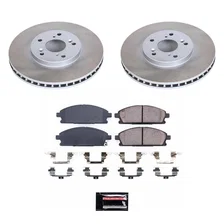 Front SEMI-COATED ROTOR KIT for Acura MDX image 1
