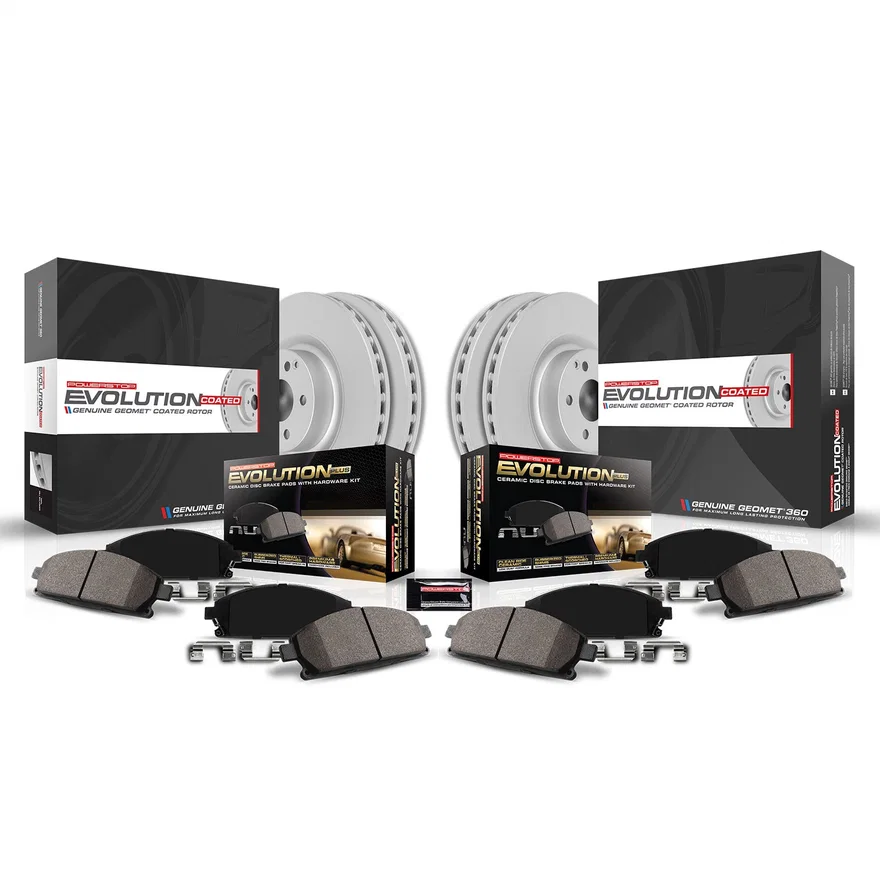 Front and Rear Z17 COATED BRAKE KIT for Hyundai Sonata