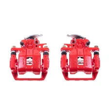 Rear RED CALIPER PAIR W/BRKT for Honda Accord image 2
