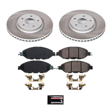 Front SEMI-COATED ROTOR KIT image 1