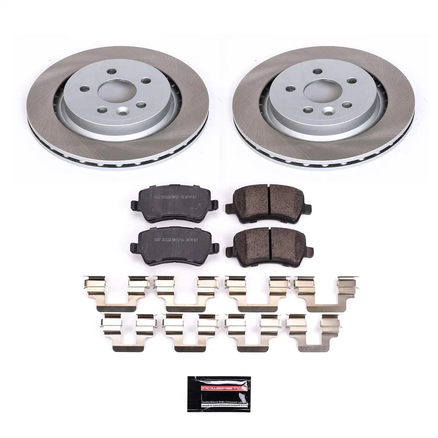 Rear SEMI-COATED ROTOR KIT for Volvo