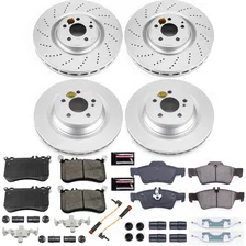 Front and Rear Z23 COATED BRAKE KIT for Mercedes-Benz CLS550 image 2