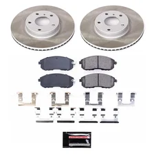 Front SEMI-COATED ROTOR KIT image 1