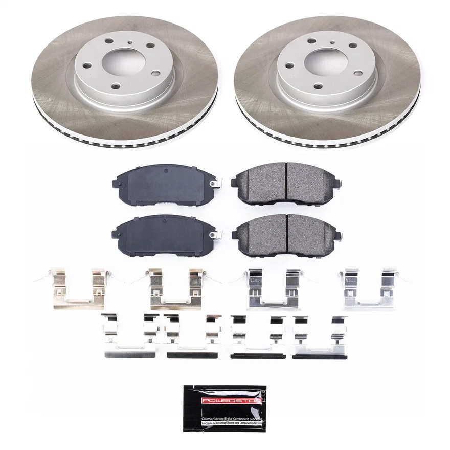 Front SEMI-COATED ROTOR KIT