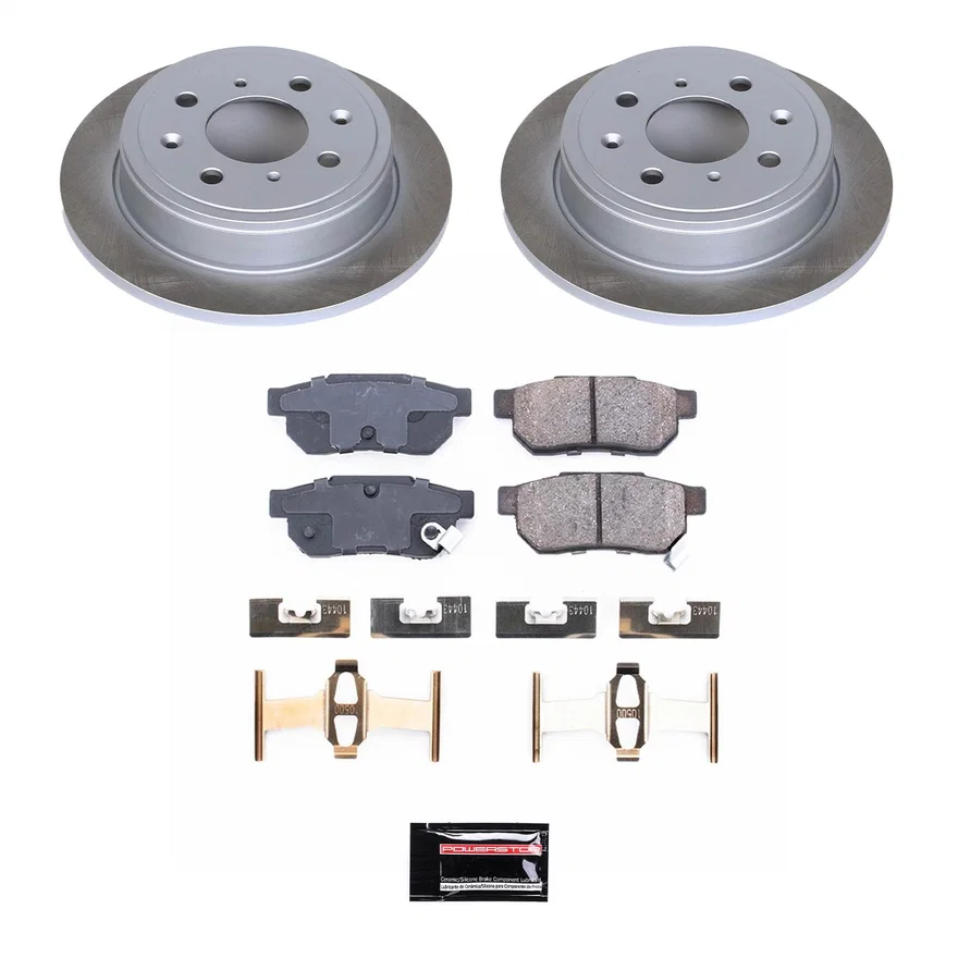 Rear SEMI-COATED ROTOR KIT