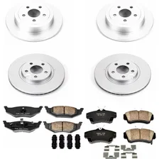 Front and Rear Z17 COATED BRAKE KIT for Chrysler PT Cruiser image 2
