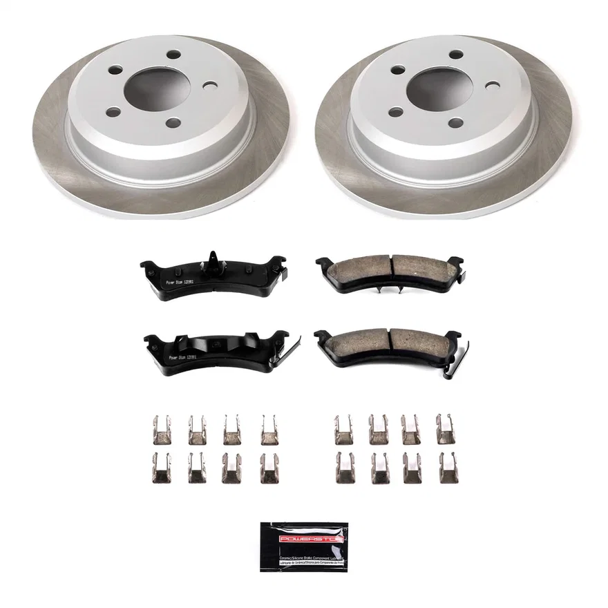 Rear SEMI-COATED ROTOR KIT for Jeep Grand Cherokee