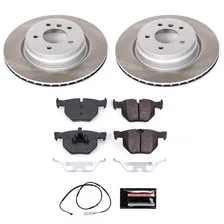 Rear SEMI-COATED ROTOR KIT for BMW X1 image 1