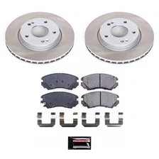 Front SEMI-COATED ROTOR KIT for Hyundai Elantra image 1