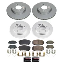 Front and Rear Z17 COATED BRAKE KIT for Hyundai Elantra image 1