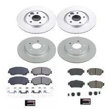 Front and Rear Z17 COATED BRAKE KIT for Nissan image 2