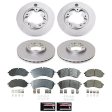 Front and Rear Z17 COATED BRAKE KIT for Ford image 1