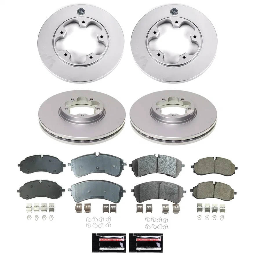Front and Rear Z17 COATED BRAKE KIT for Ford
