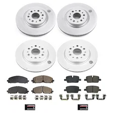 Front and Rear Z17 COATED BRAKE KIT for Cadillac image 1