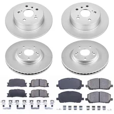 Front and Rear Z17 COATED BRAKE KIT for Toyota Highlander image 2