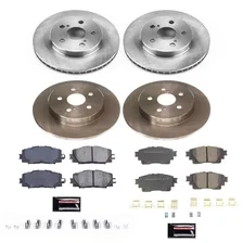 Front and Rear AUTOSPECIALTY BRAKE KIT for Toyota Corolla image 2