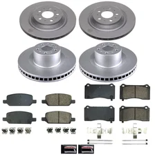 Front and Rear Z17 COATED BRAKE KIT for Tesla Y image 1