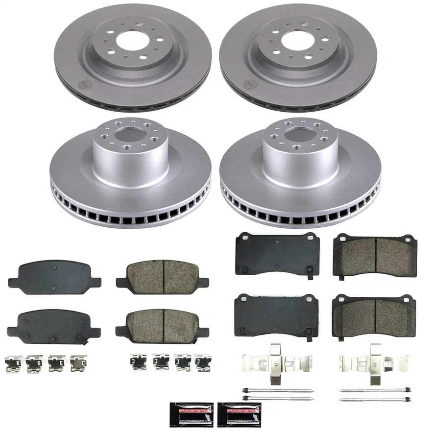 Front and Rear Z17 COATED BRAKE KIT for Tesla Y