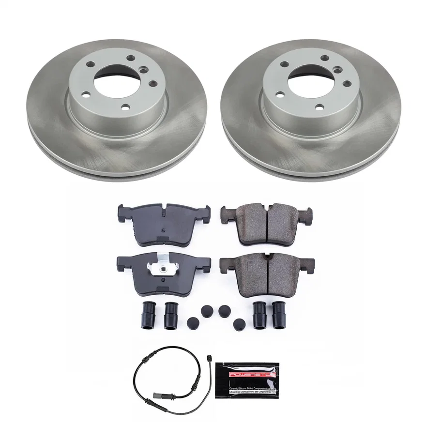 Front SEMI-COATED ROTOR KIT for BMW