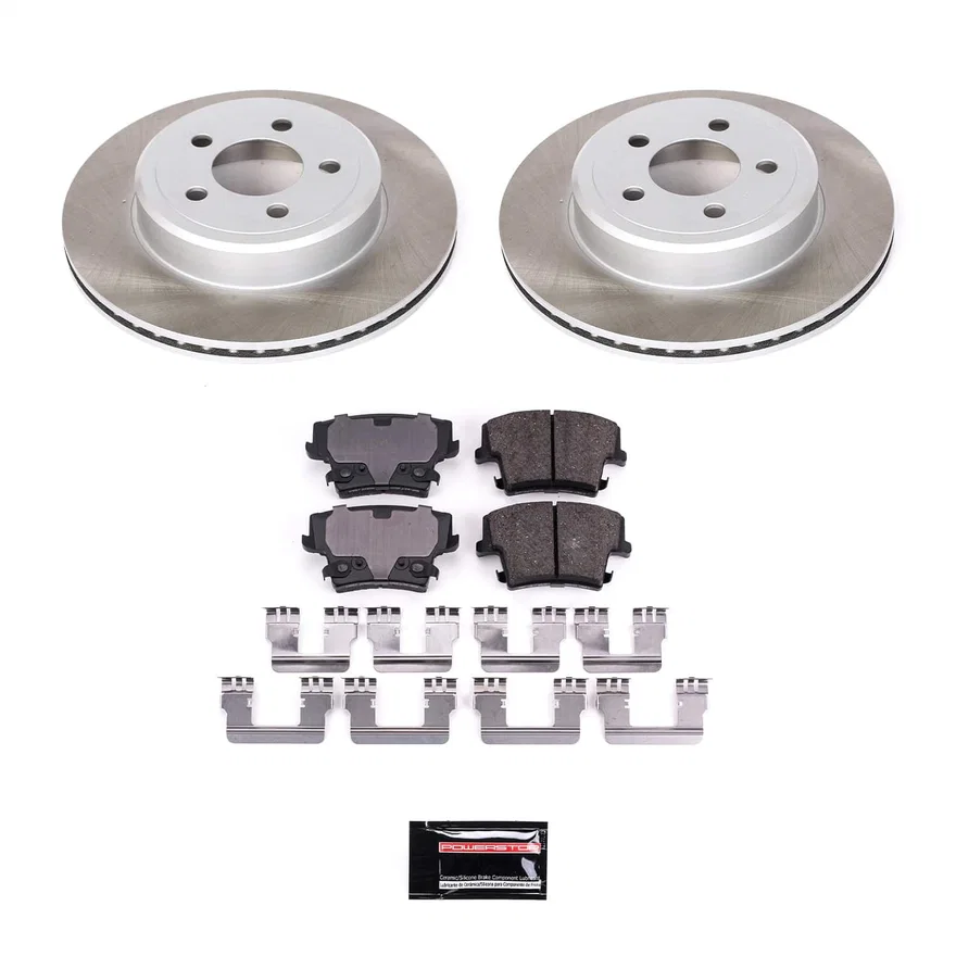 Rear SEMI-COATED ROTOR KIT