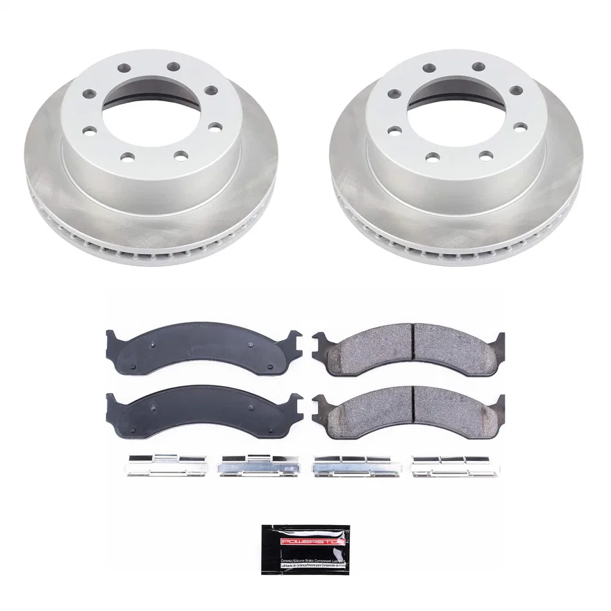Front SEMI-COATED ROTOR KIT for Dodge