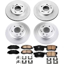 Front and Rear Z17 COATED BRAKE KIT for Acura Legend image 2
