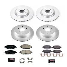 Front and Rear Z17 COATED BRAKE KIT for INFINITI QX60 image 2