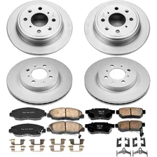 Front and Rear Z17 COATED BRAKE KIT for Honda Civic image 2