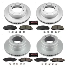 Front and Rear Z17 COATED BRAKE KIT for Ford F-350 Super Duty image 2