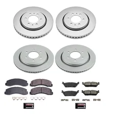 Front and Rear Z17 COATED BRAKE KIT for Ford F-150 image 2
