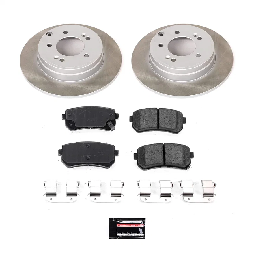 Rear SEMI-COATED ROTOR KIT