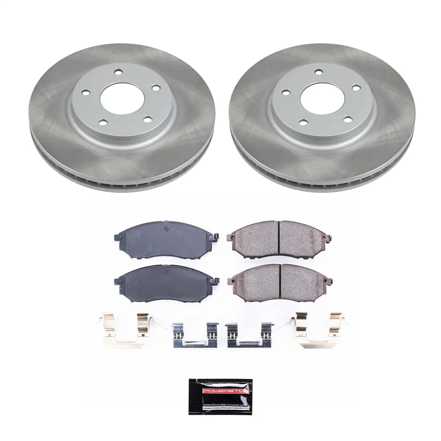 Front SEMI-COATED ROTOR KIT for INFINITI