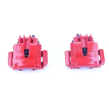 Rear RED CALIPER PAIR W/BRKT image 2